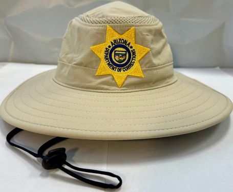 AZ DOC KHAKI BRIM HAT - with STAR BADGE